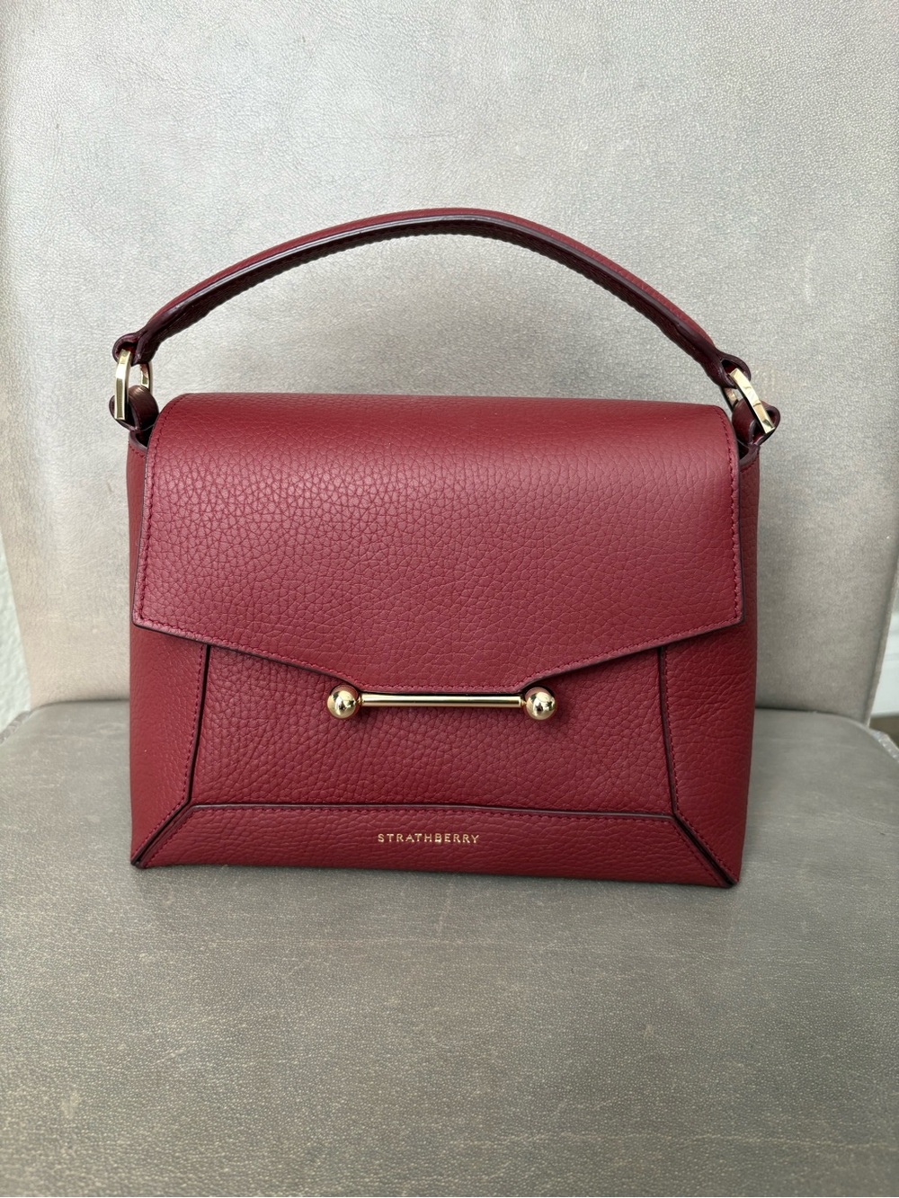 Strathberry Mosaic Oxblood